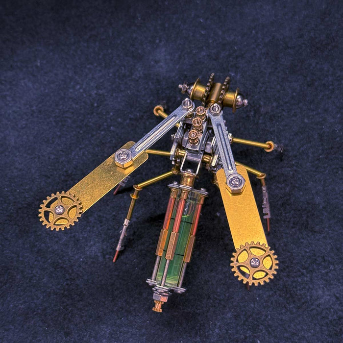 3D Metal Mechanical Little Golden Wasp Insect Assembly Model Building Kit 155PCS