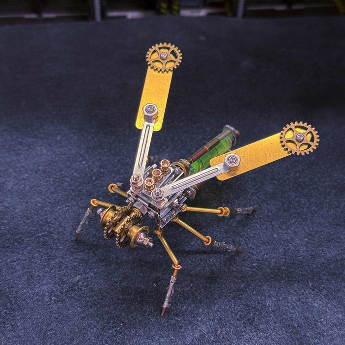 3D Metal Mechanical Little Golden Wasp Insect Assembly Model Building Kit 155PCS