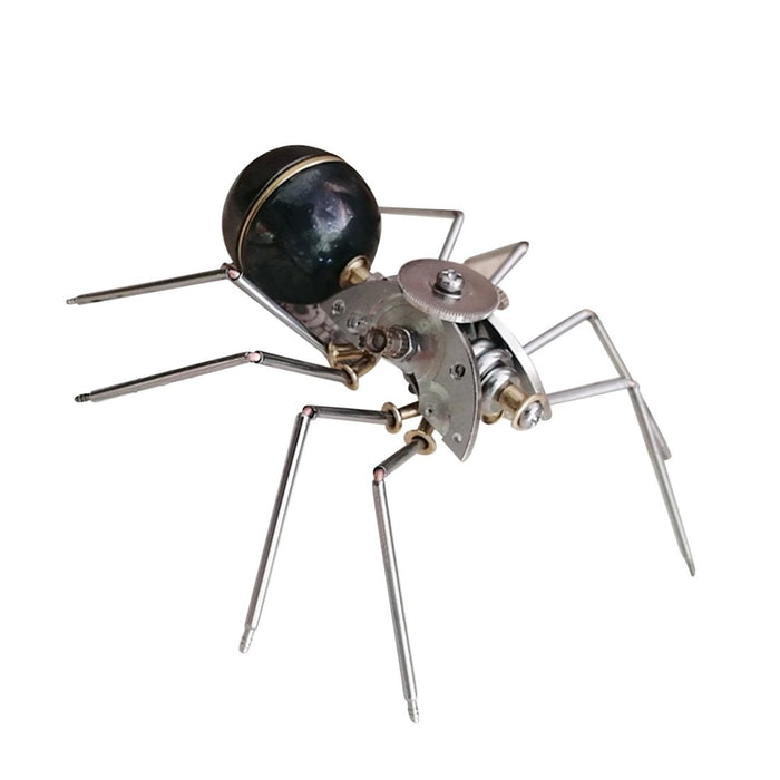 3D Metal Mechanical Little Spider Insects Model Crafts for Home Decor Collection