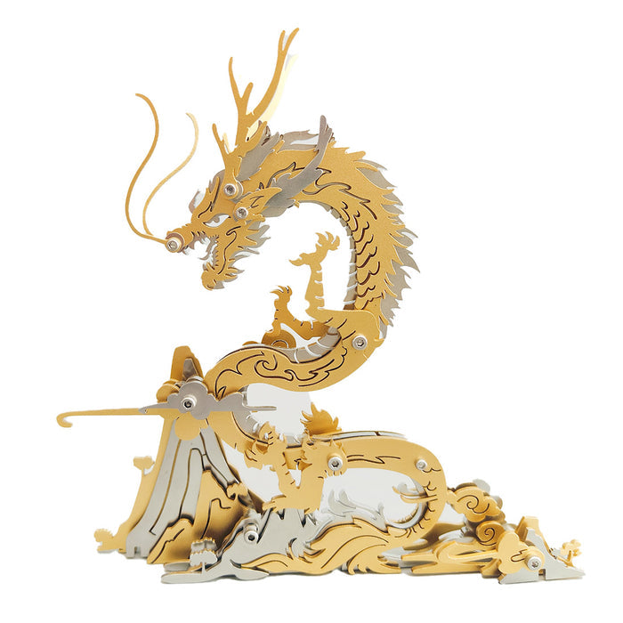 3D Metal Model Assembly DIY Dragon Creative Ornament 90+PCS
