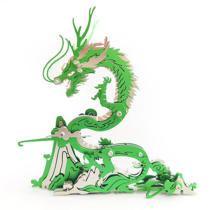 3D Metal Model Assembly DIY Dragon Creative Ornament 90+PCS