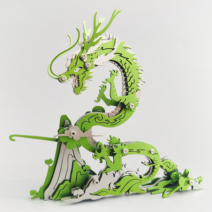 3D Metal Model Assembly DIY Dragon Creative Ornament 90+PCS