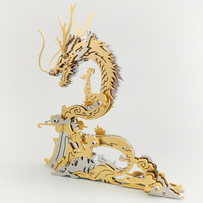 3D Metal Model Assembly DIY Dragon Creative Ornament 90+PCS