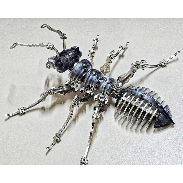 3D Metal Puzzle Black Ant Assembly Insect Model Kit (150+PCS)