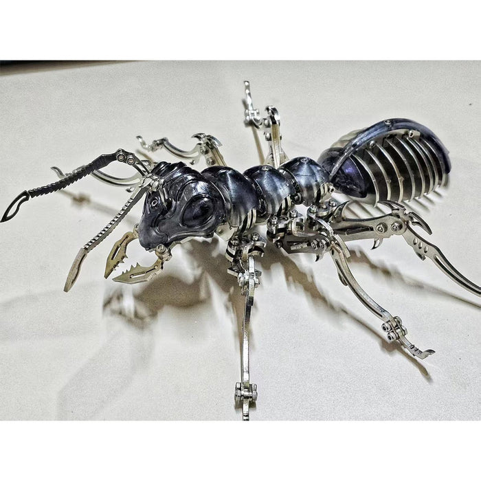 3D Metal Puzzle Black Ant Assembly Insect Model Kit (150+PCS)