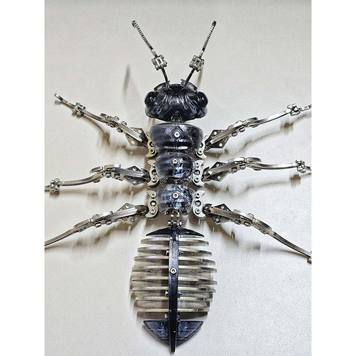 3D Metal Puzzle Black Ant Assembly Insect Model Kit (150+PCS)