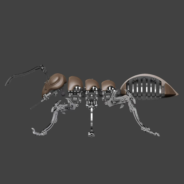 3D Metal Puzzle Black Ant Assembly Insect Model Kit (150+PCS)