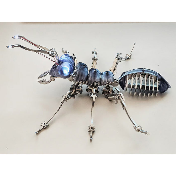 3D Metal Puzzle Black Ant Assembly Insect Model Kit (150+PCS)