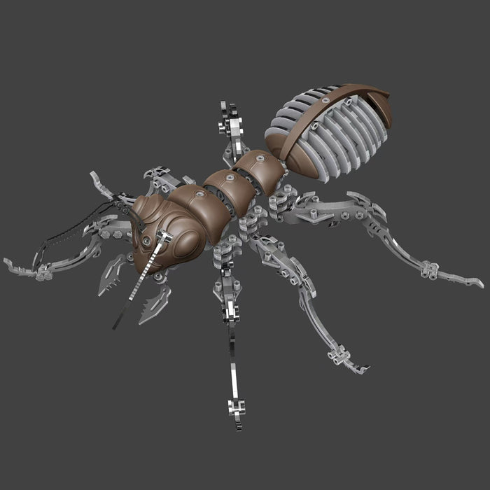 3D Metal Puzzle Black Ant Assembly Insect Model Kit (150+PCS)