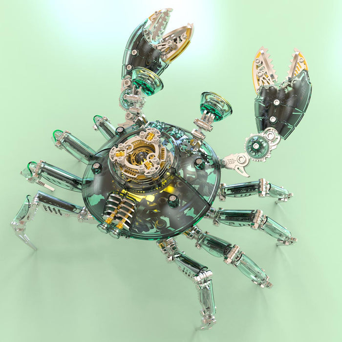 3D Metal Puzzle Cyborg Crab Angelfish Bundle for Adult