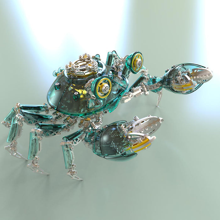 3D Metal Puzzle Cyborg Crab Angelfish Bundle for Adult