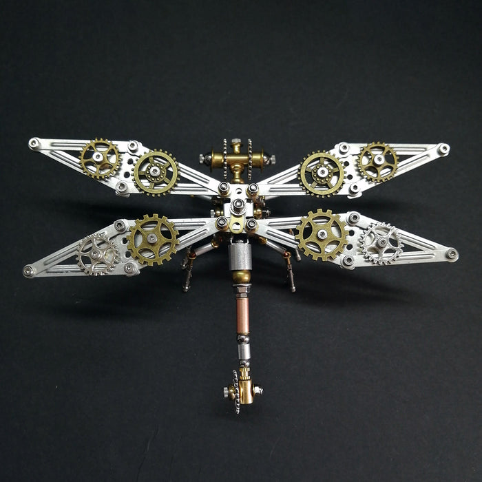 3D Metal Puzzle Dragonfly Punk Insect Assembly Model 200+PCS
