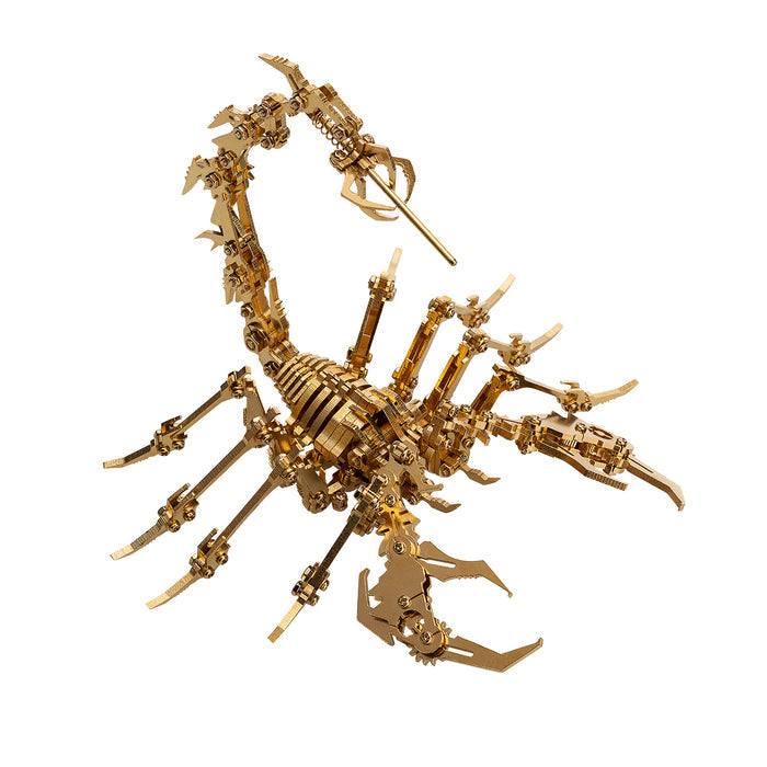 3D Metal Puzzle Goldern Scorpion King DIY Model Kit