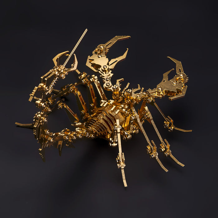 3D Metal Puzzle Goldern Scorpion King DIY Model Kit