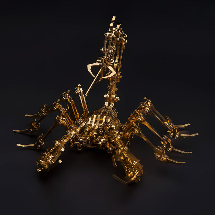 3D Metal Puzzle Goldern Scorpion King DIY Model Kit