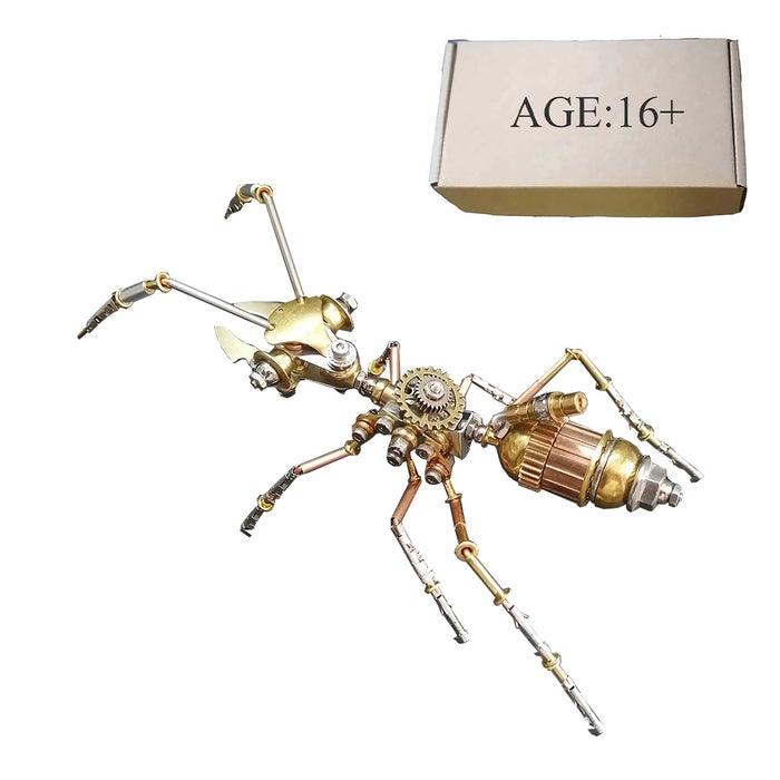 3D Metal Puzzle Little Ant Steampunk Insect DIY Assembly Model 150+PCS