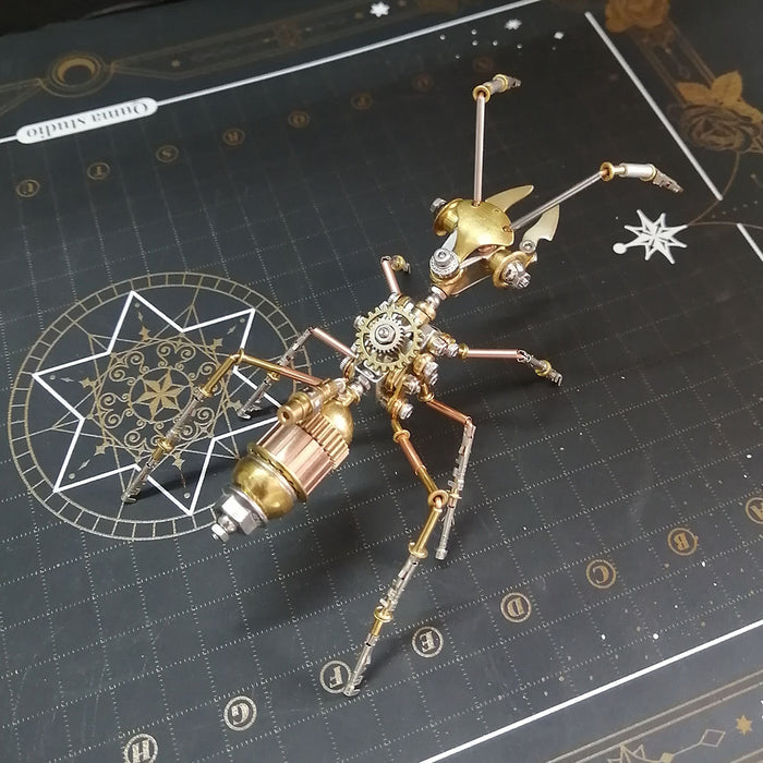 3D Metal Puzzle Little Ant Steampunk Insect DIY Assembly Model 150+PCS