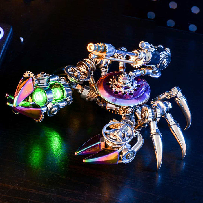3D Metal Puzzle Mechanical Crab Punk Marine Assembly Model 280+PCS