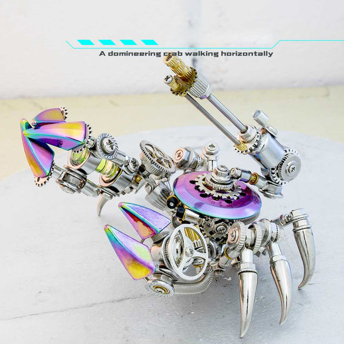 3D Metal Puzzle Mechanical Crab Punk Marine Assembly Model 280+PCS