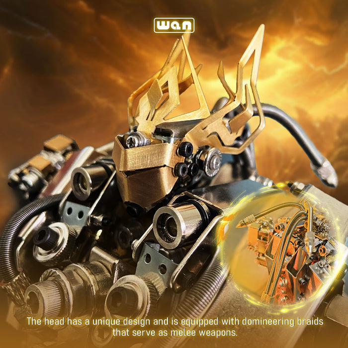 3D Metal Puzzle Protoss Mecha Monkey King Wukong's Friend DIY Assembly Model 1020+PCS