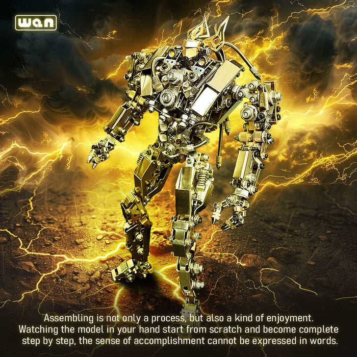 3D Metal Puzzle Protoss Mecha Monkey King Wukong's Friend DIY Assembly Model 1020+PCS