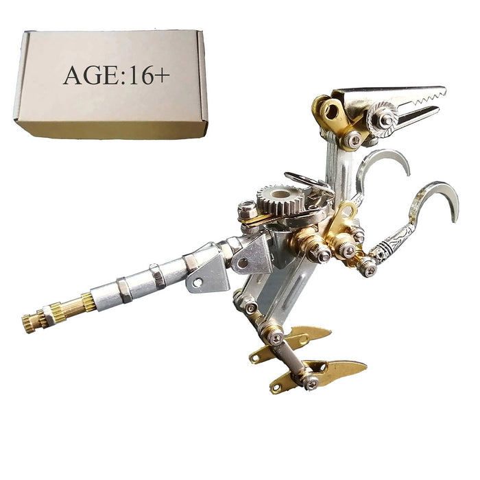 3D Metal Puzzle Therizinosaurus Mechanical Assembly Model 100+PCS