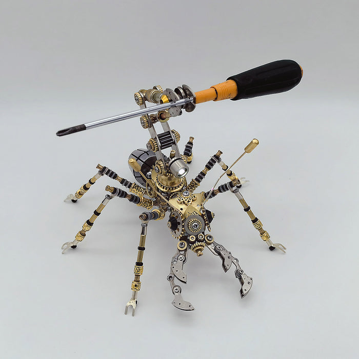 3D Metal Puzzle Worker Ant Steampunk Insect DIY Assembly Model 400+PCS