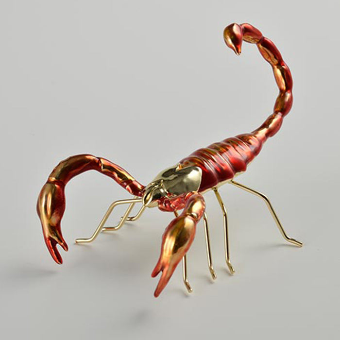 3D Metal Scorpion Grasshopper Model Insects Series Handicrafts for Home Decor