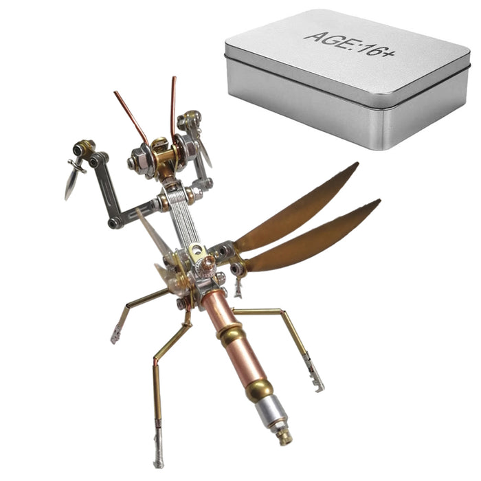 3D Metal Small Mantis Mechanical Insect Assembly Model 150+PCS