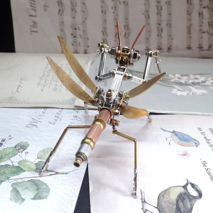 3D Metal Small Mantis Mechanical Insect Assembly Model 150+PCS