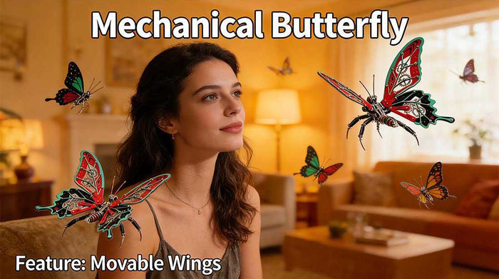 3D Stainless Steel Swallowtail Butterfly Metal Model Kits