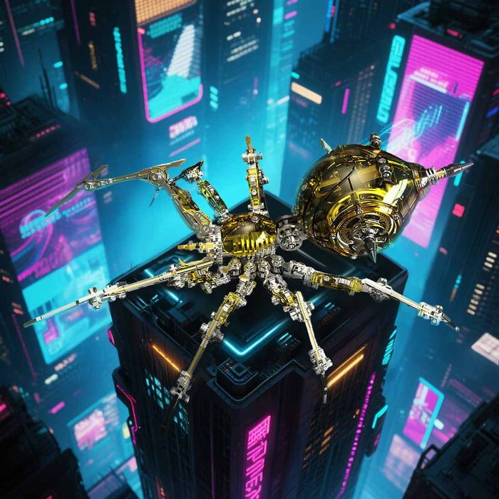 3D Steampunk Mechanical War Spider Tarantula Spider Model Building Kits for Adults