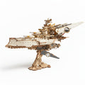 3D Wooden Paper Space Battleship Model Kit (912PCS)
