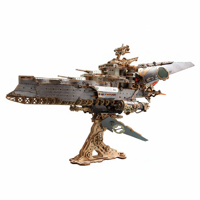 3D Wooden Paper Space Battleship Model Kit (912PCS)