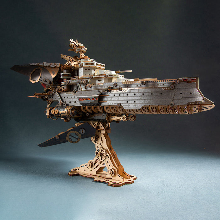 3D Wooden Paper Space Battleship Model Kit (912PCS)