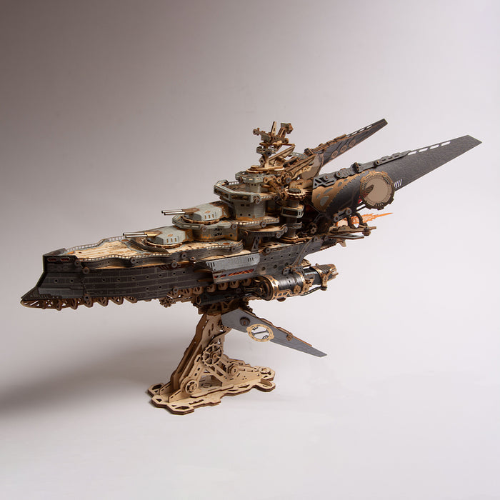3D Wooden Paper Space Battleship Model Kit (912PCS)