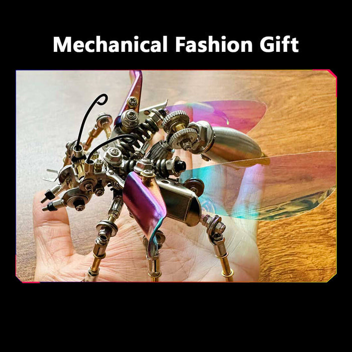 3pcs/ Set 3d Metal Insect Kits Beetle Firefly Wasp Punk