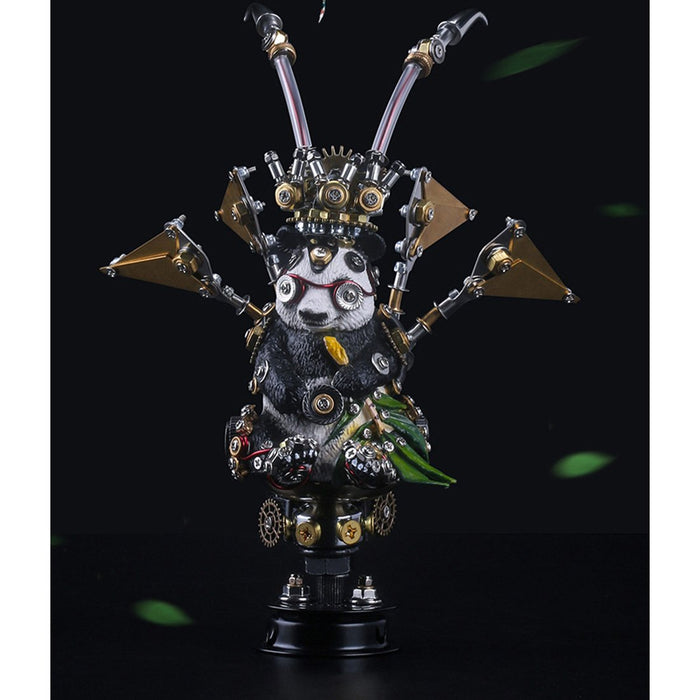 3Pcs Set DIY Metal Assembly Panda Series Model Kit for Home Collection Decor