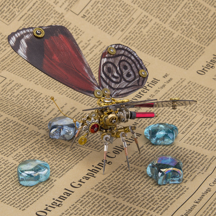 3pcs/ Set Steampunk 3D Monarch Butterflies Model Building Kit