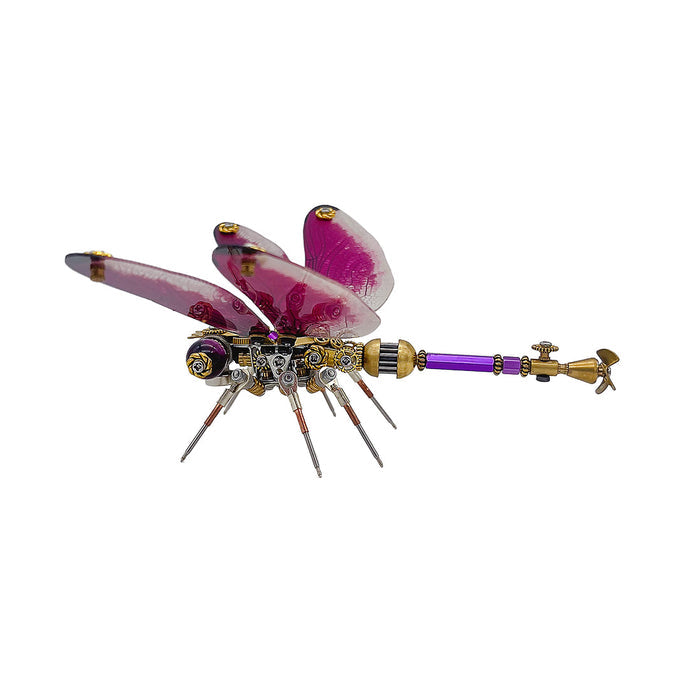3pcs/set Steampunk Dragonfly 3D Metal Puzzle for Adults