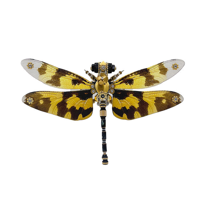3pcs/set Steampunk mini Dragonfly 3D Metal Puzzle Mystery Box