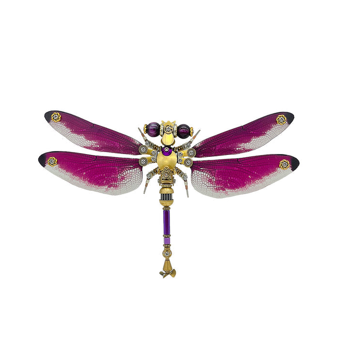 3pcs/set Steampunk mini Dragonfly 3D Metal Puzzle Mystery Box