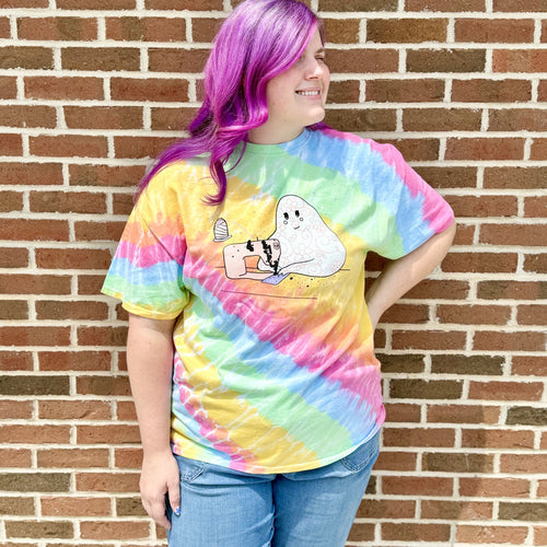 (3XL LEFT) Tie Dye Sewing Ghost | Unisex Tee
