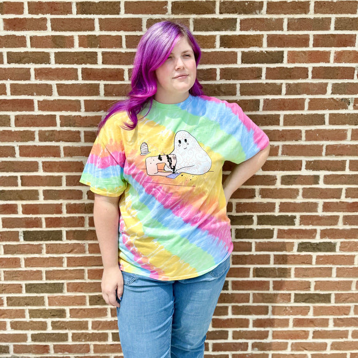 (3XL LEFT) Tie Dye Sewing Ghost | Unisex Tee