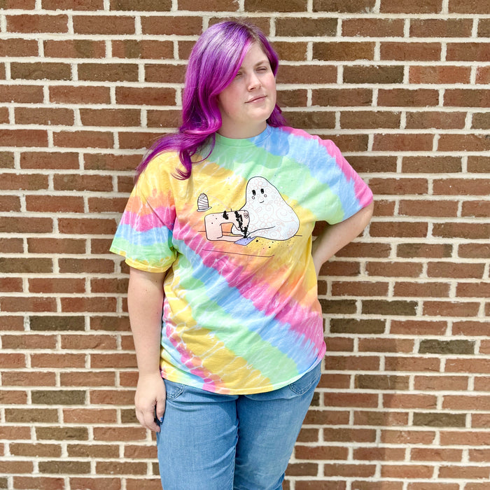 (3XL LEFT) Tie Dye Sewing Ghost | Unisex Tee
