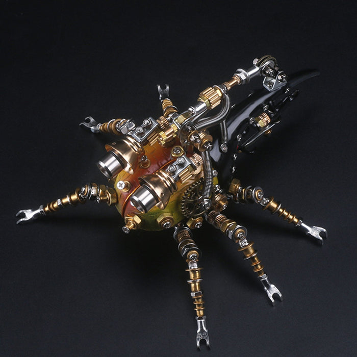 417Pcs Metal 3D DIY Mechanical Assembly Eastern Dynastes Tityus Insect Model Kit