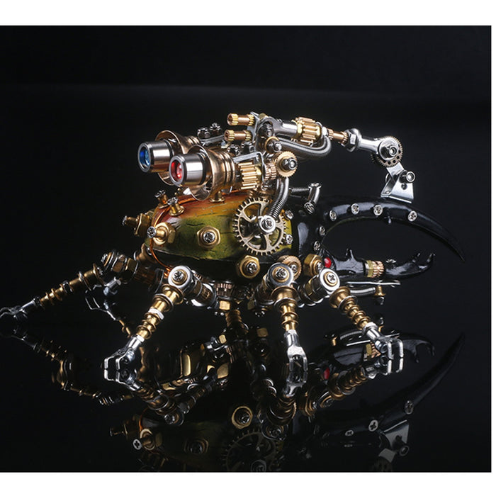 417Pcs Metal 3D DIY Mechanical Assembly Eastern Dynastes Tityus Insect Model Kit