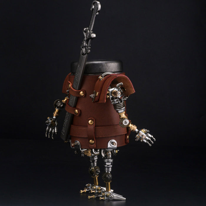 480Pcs+ Steampunk Ancient Soldier Assembly Metal Penholder-Assassin