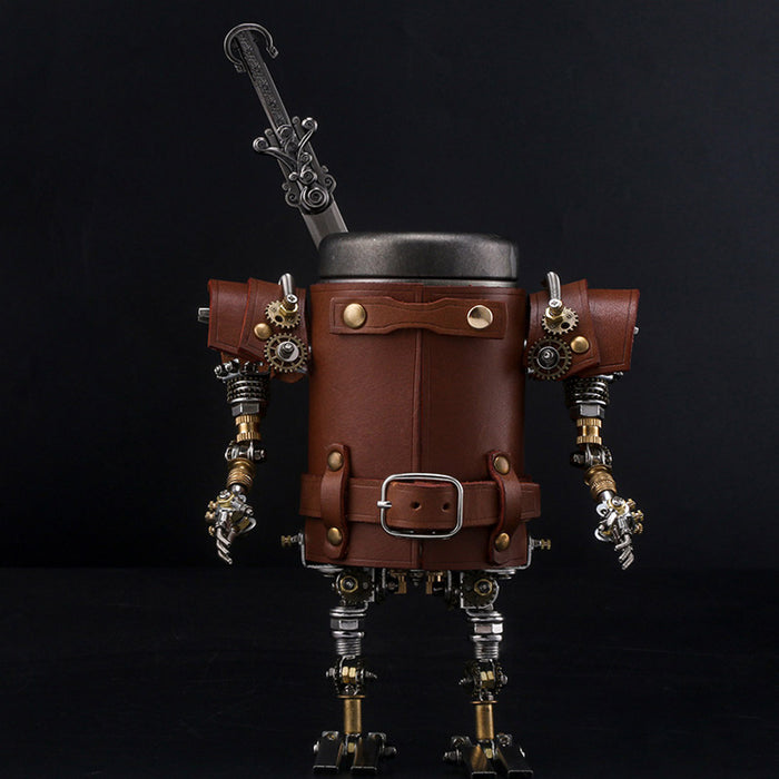 480Pcs+ Steampunk Ancient Soldier Assembly Metal Penholder-Assassin