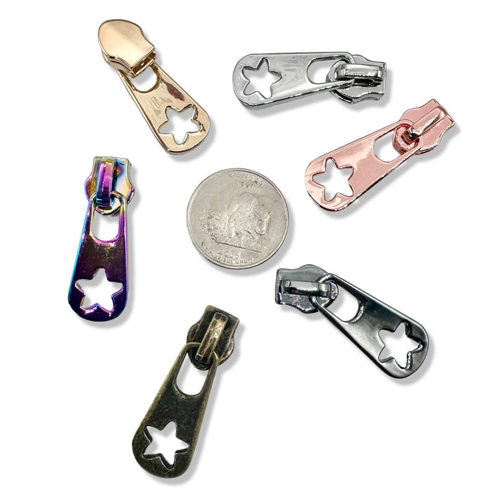 #5 Bubble Star Tab | Zipper Pull - Pack of 5